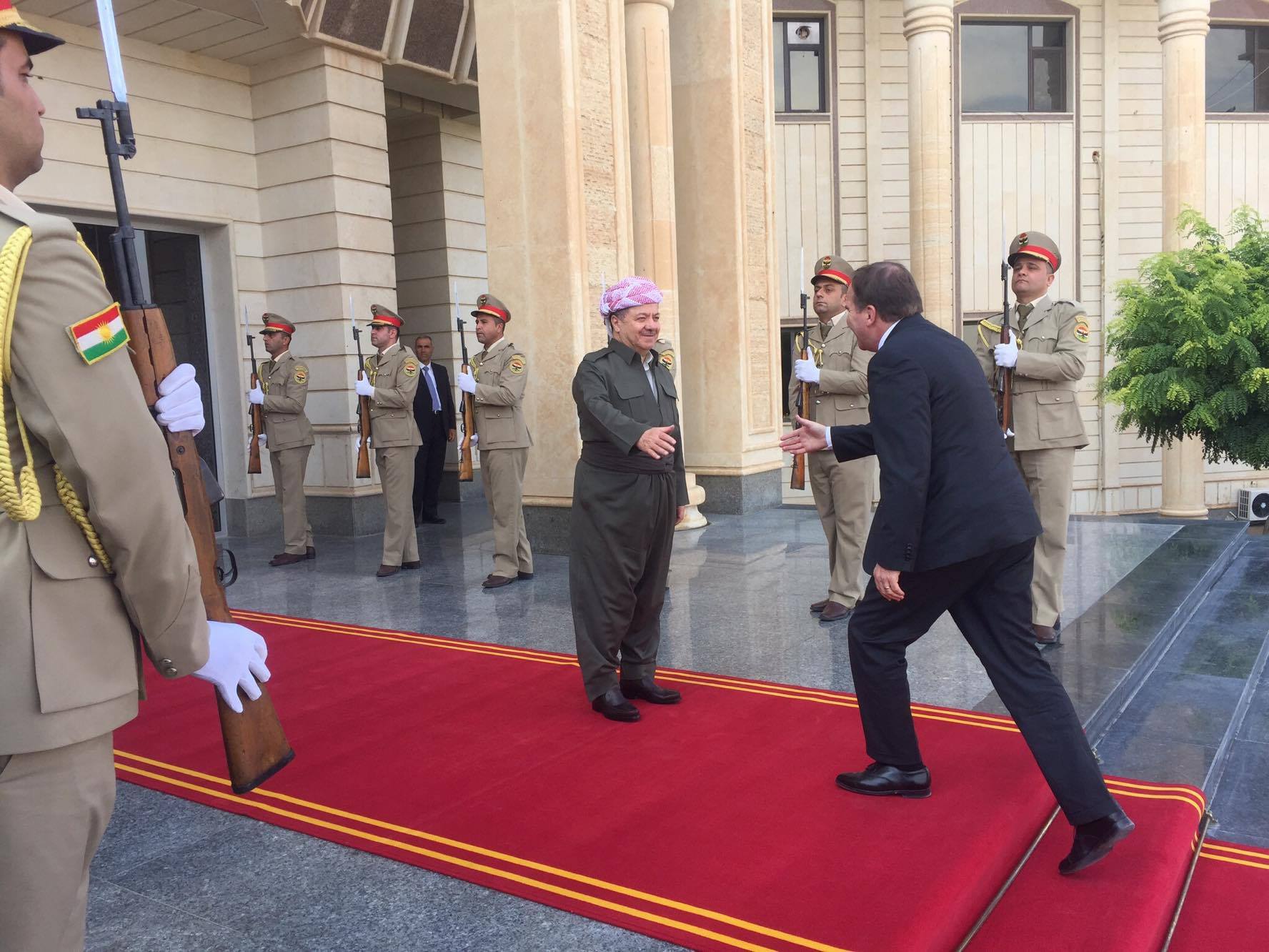 FOTO- Barzani İsveç Başbakanı ile görüştü